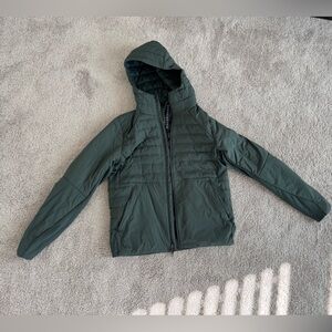 Lululemon Down for it All Hoodie in Smoked Spruce